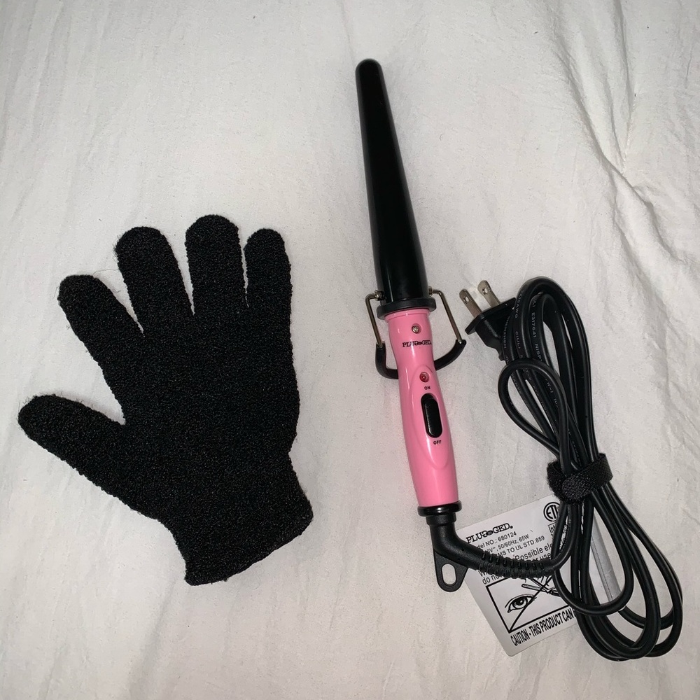 [USED] Curling Wand w/ Heat Resistant Glove